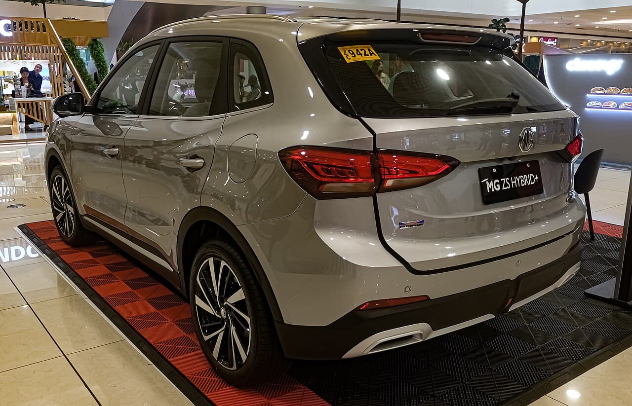 MG ZS Hybrid+, posteriore tre quarti