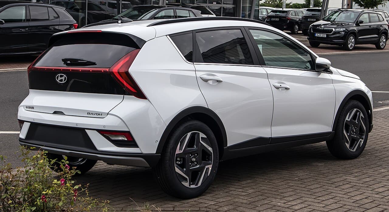 Hyundai Bayon, posteriore