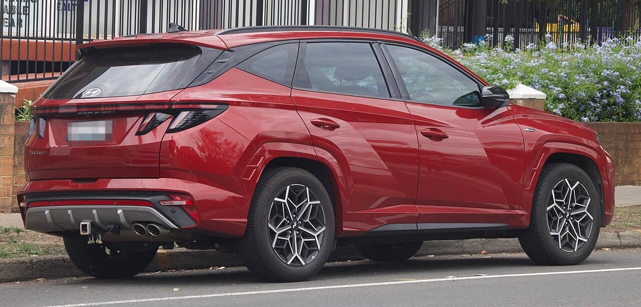 Hyundai Tucson, posteriore