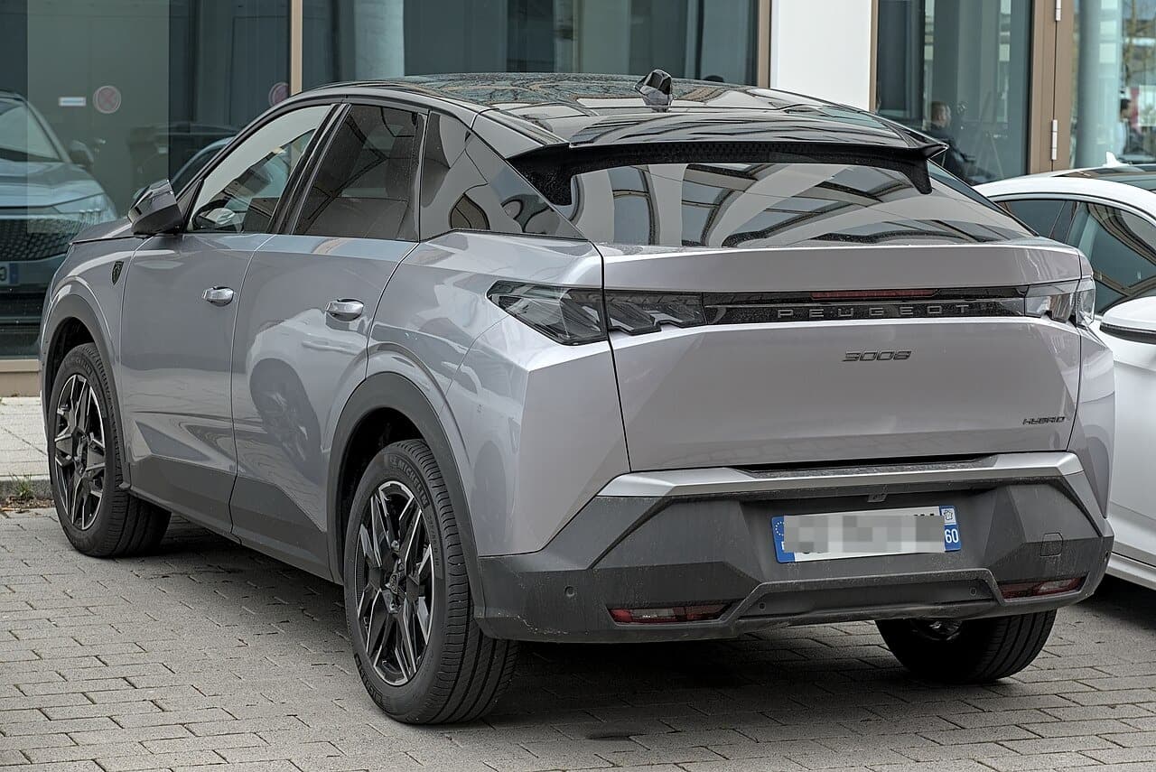 Peugeot 3008, posteriore