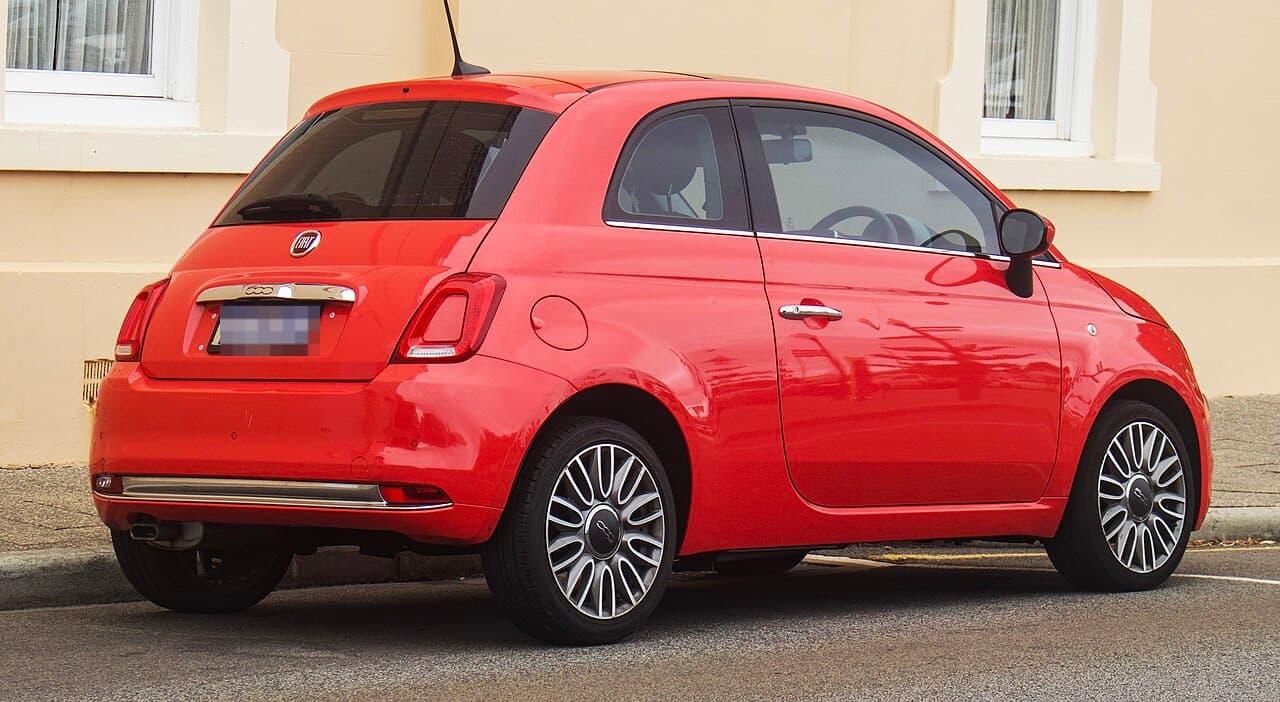 Fiat 500, posteriore