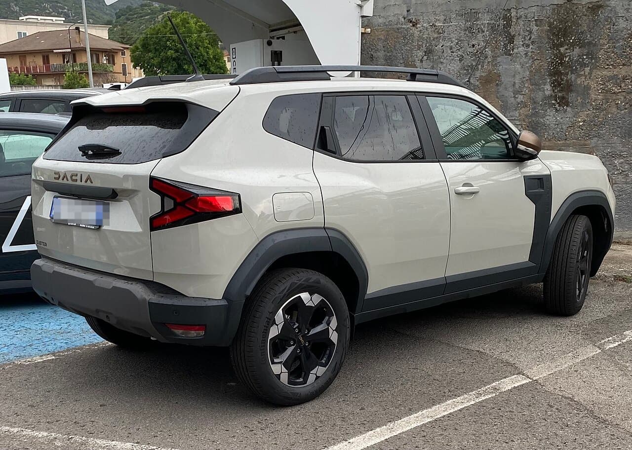 Dacia Duster, posteriore