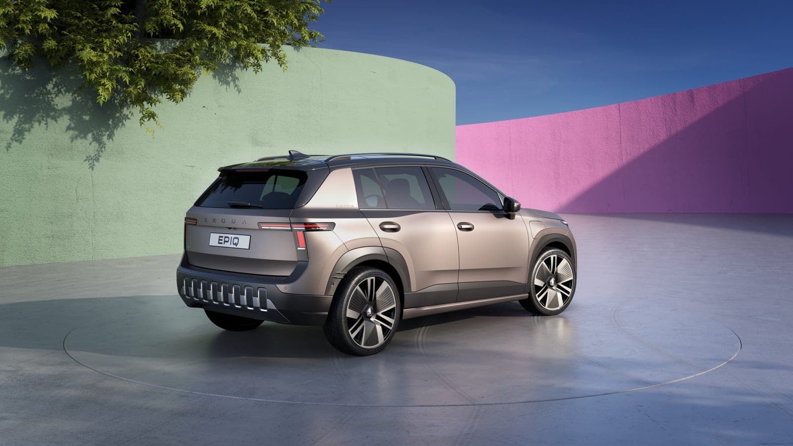 Škoda Epiq, vista posteriore
