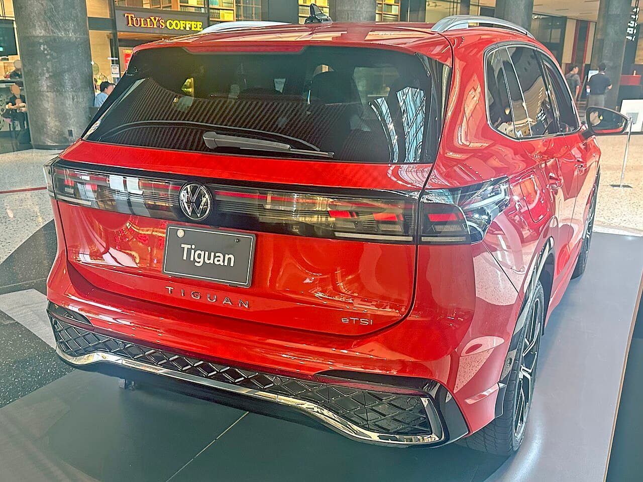 Volkswagen Tiguan, posteriore