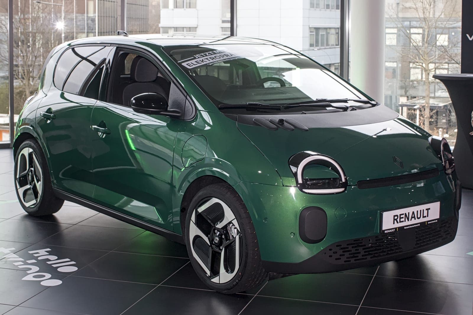 Renault Twingo E-Tech, vista anteriore