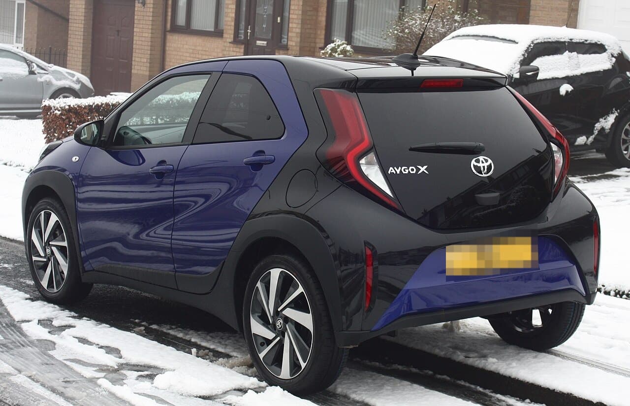 Toyota Aygo X, posteriore