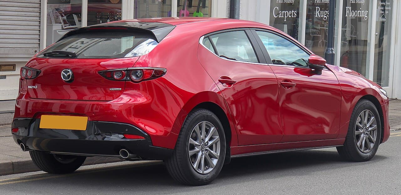 Mazda3, posteriore