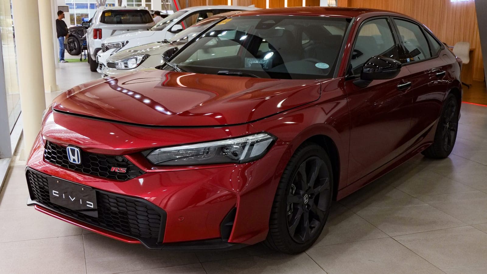 Honda Civic e:HEV, vista anteriore