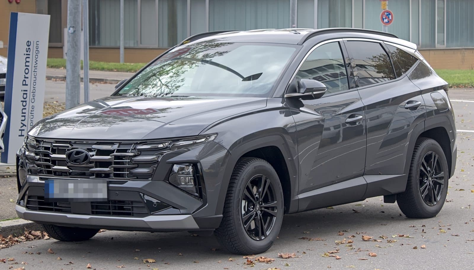 Hyundai Tucson, vista di tre quarti anteriore