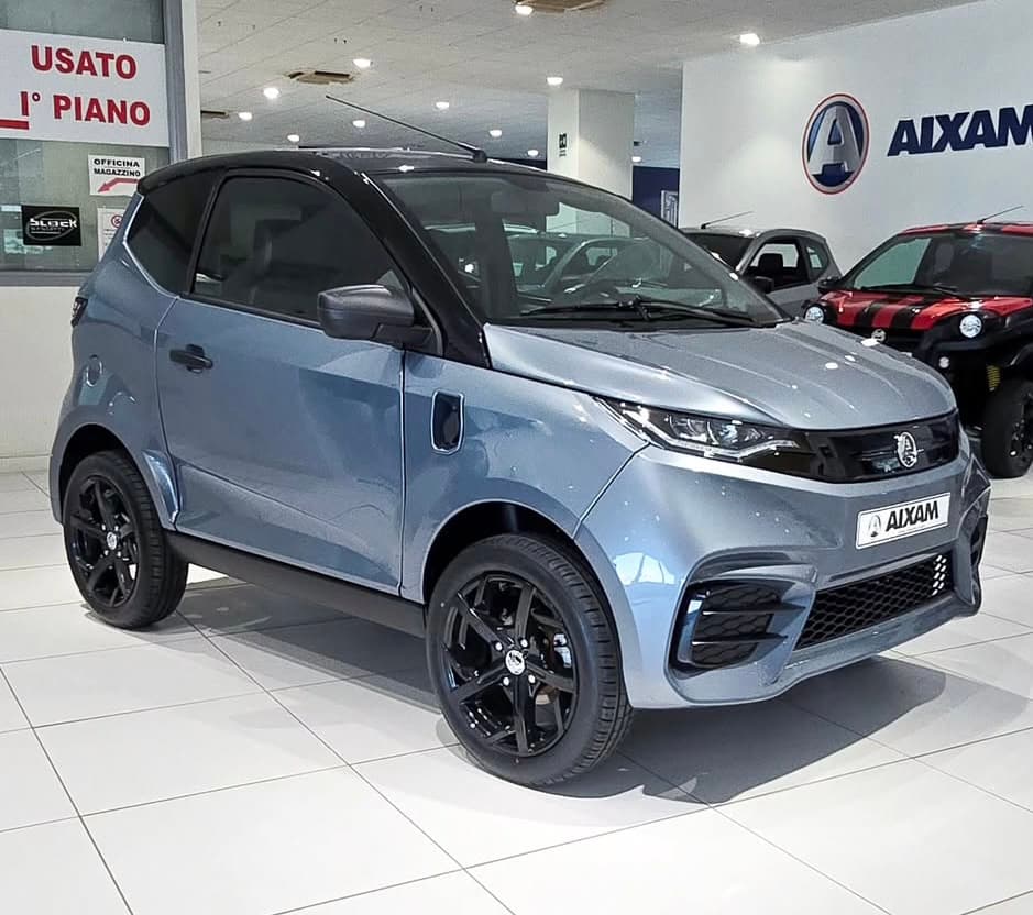 Aixam e-City, frontale