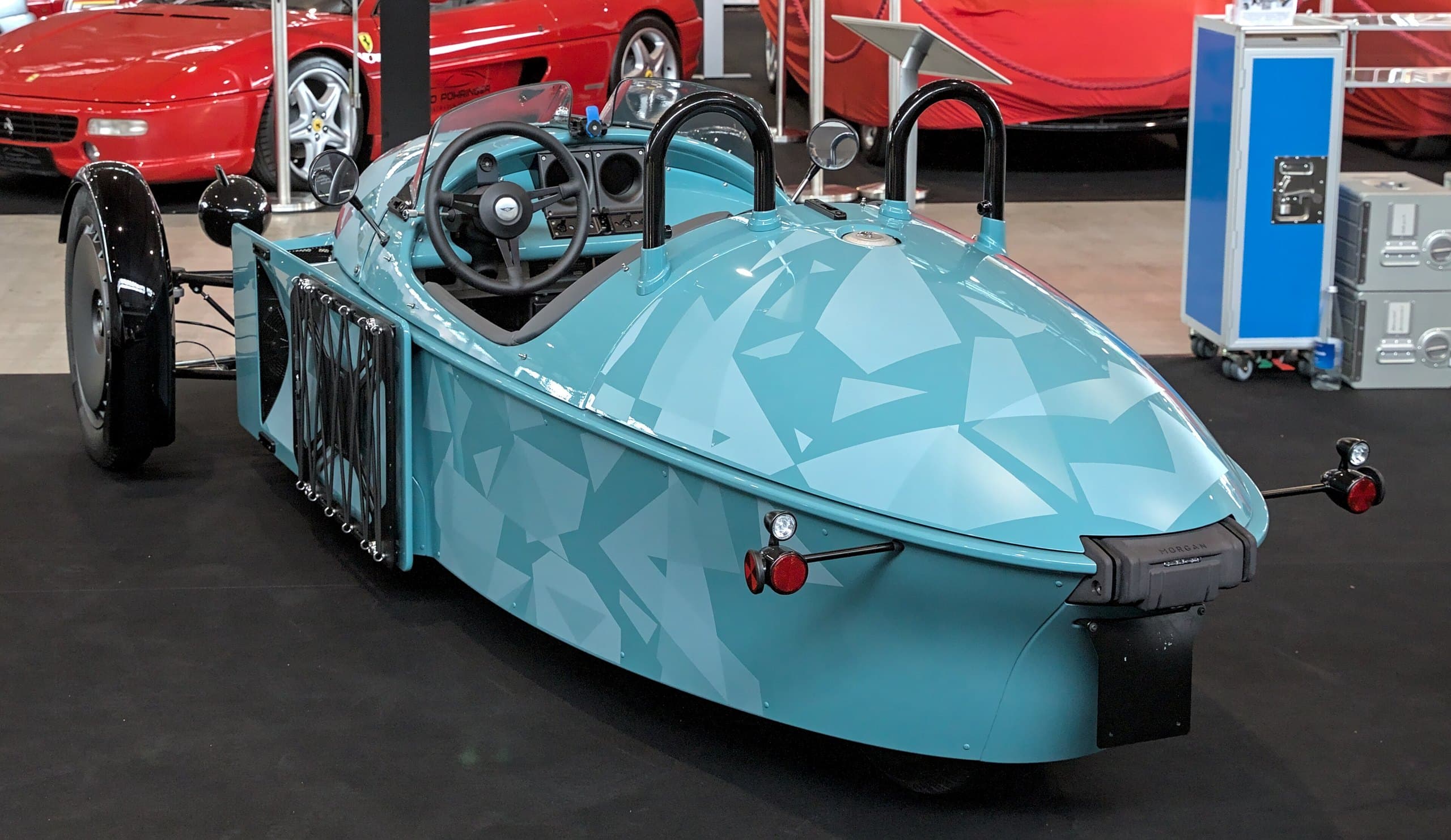 Morgan Super 3, vista di tre quarti