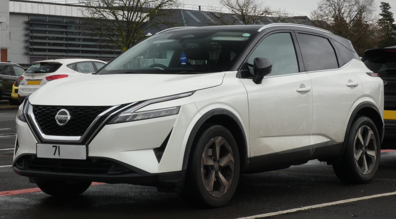 Nissan Qashqai, vista anteriore