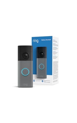 Ring Videocitofono a batteria (Battery Video Doorbell) (ultimo modello), Campanello telecamera, Retinal 2K, Zoom 6x, Batteria integrata, Prova gratuita di 30 giorni del piano di abbonamento Ring