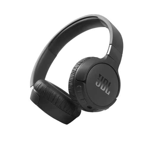 JBL Tune 660 NC Cuffie on-ear wireless con Bluetooth e cancellazione del rumore, tecnologia Pure Bass Sound, fino a 44 ore di riproduzione musicale continua, colore nero