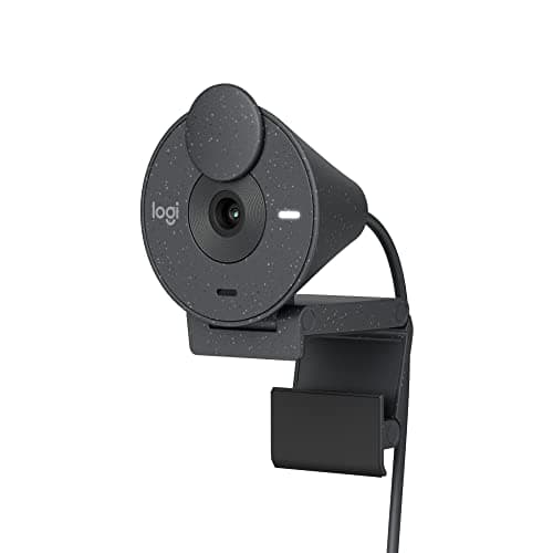 Logitech Brio 300 Webcam Full HD con Otturatore Privacy - Grafite