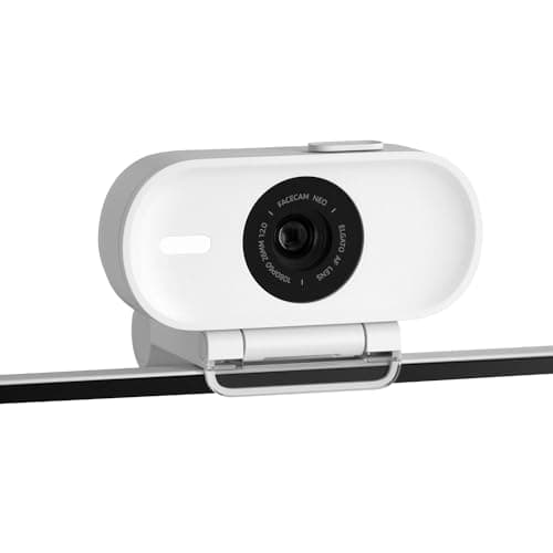 Elgato Facecam Neo · Webcam Full HD con copriobiettivo scorrevole, correzione della luce, per videochiamate, streaming, Teams/Zoom/Slack/OBS/Twitch/Youtube e altro · USB-C/Plug & Play su PC/Laptop/Mac