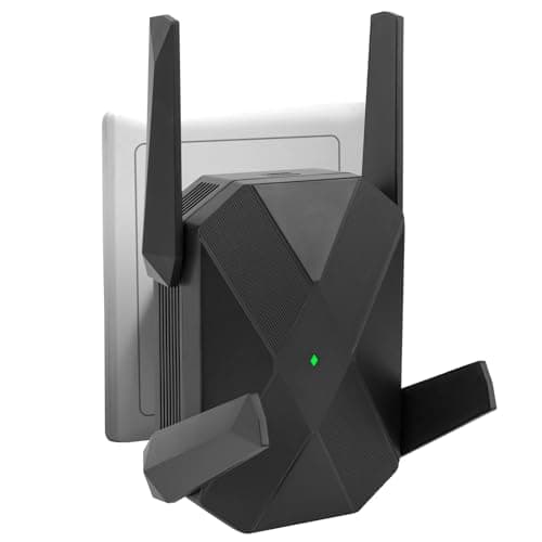 MEETOWN WiFi 6 Ripetitore WiFi Potente, Amplificatore WiFi per Casa con LAN-Gigabit, 3000Mbps Doppia Banda 5GHz/2400Mbps e 2,4GHz/600Mbps, Compatibile con Tutti i WiFi-Router