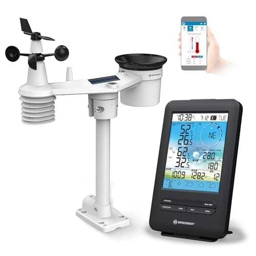 Bresser Stazione meteorologica 4CAST 4 giorni WLAN con sensore esterno 7 in 1