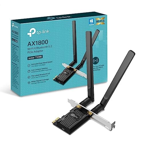 TP-Link Archer TX20E Scheda di Rete PCIe Wi-Fi 6 AX1800Mbps PC Fisso