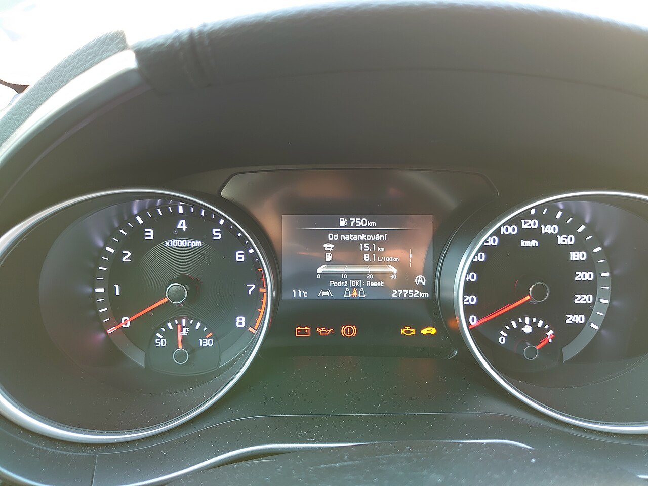 Kia Ceed, interni