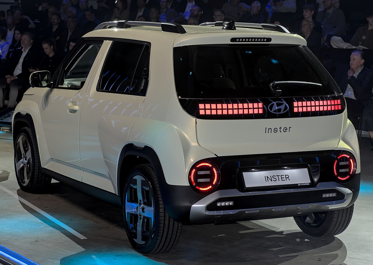 Hyundai Inster, laterale