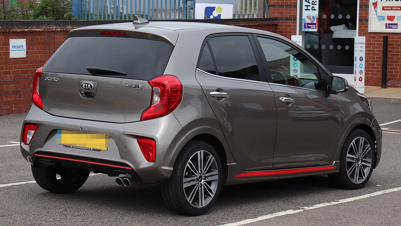 Kia Picanto, posteriore