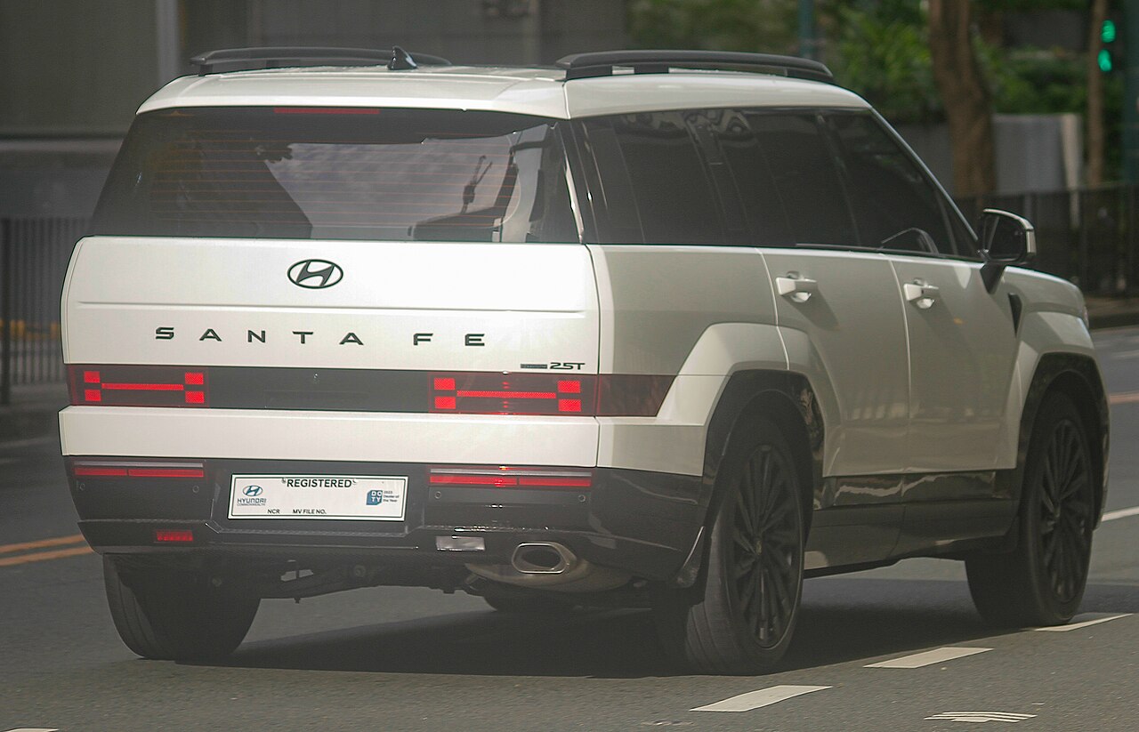 Hyundai Santa Fe, posteriore