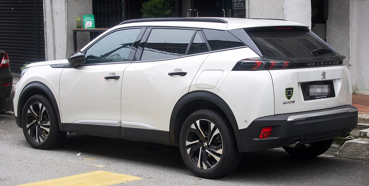 Peugeot 2008, posteriore
