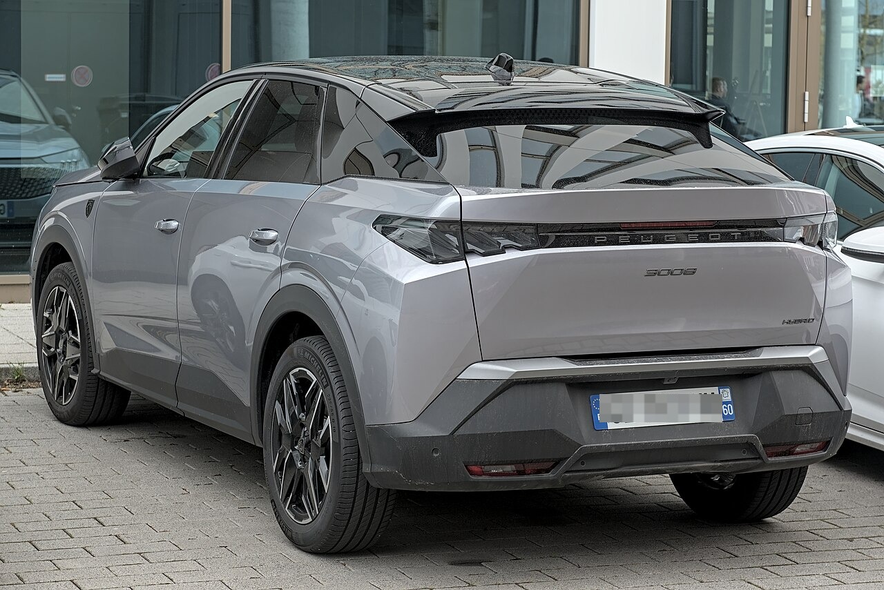 Peugeot 3008, posteriore