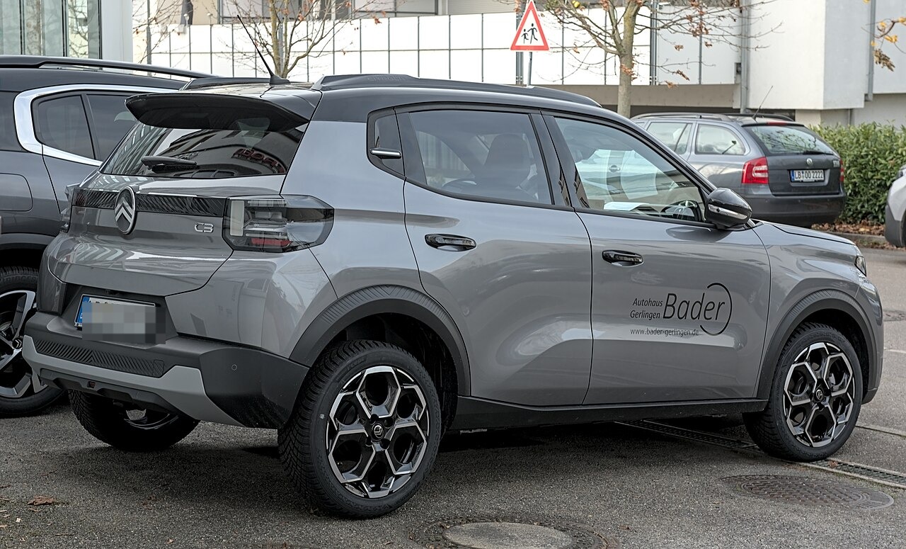 Citroën C3, posteriore