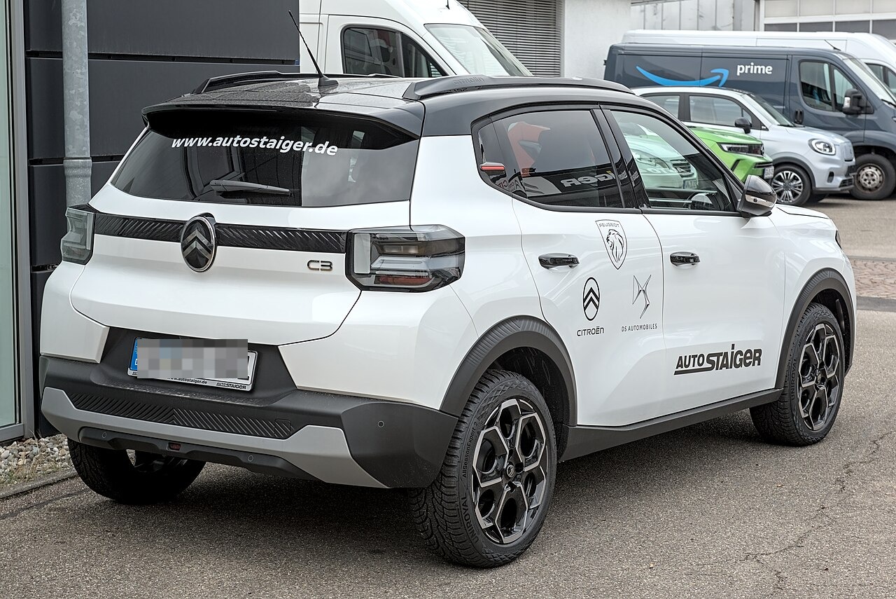 Citroën C3, laterale