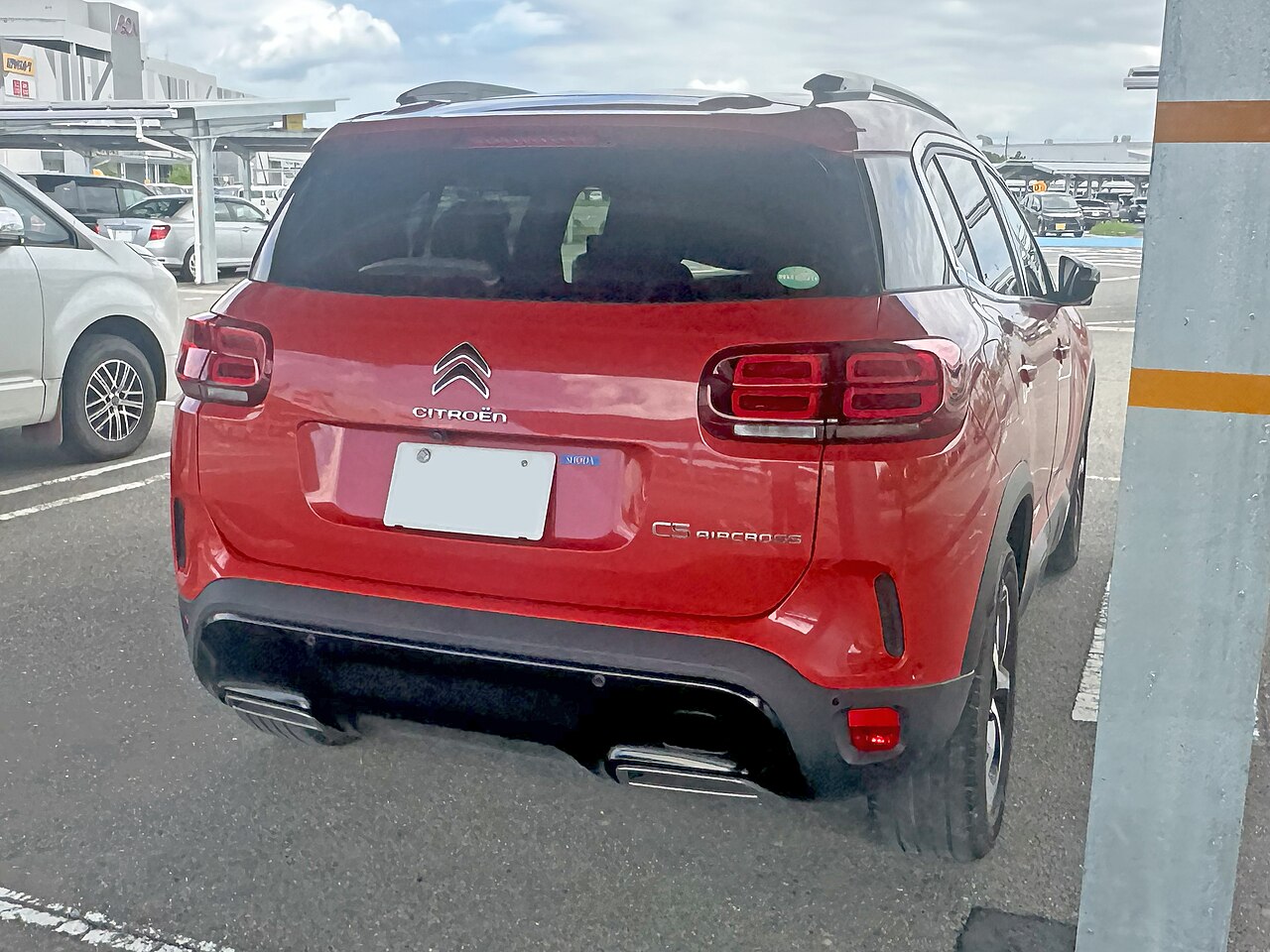 Citroën C5 Aircross, posteriore