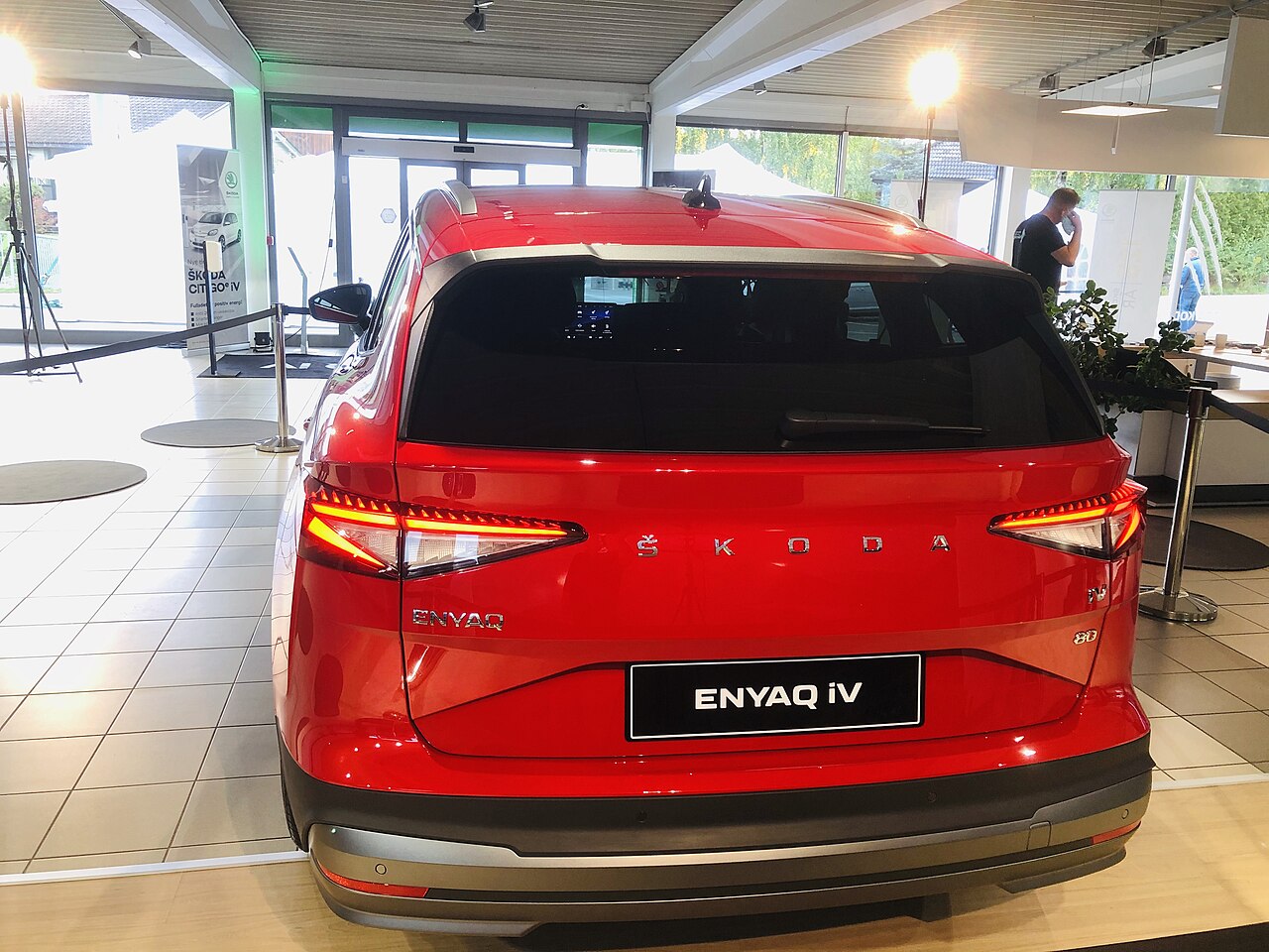 Škoda Enyaq, posteriore