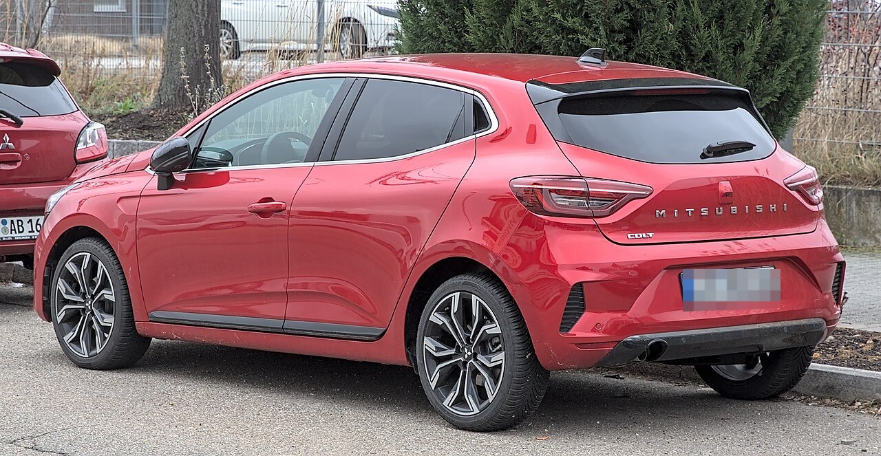 Mitsubishi Colt, posteriore