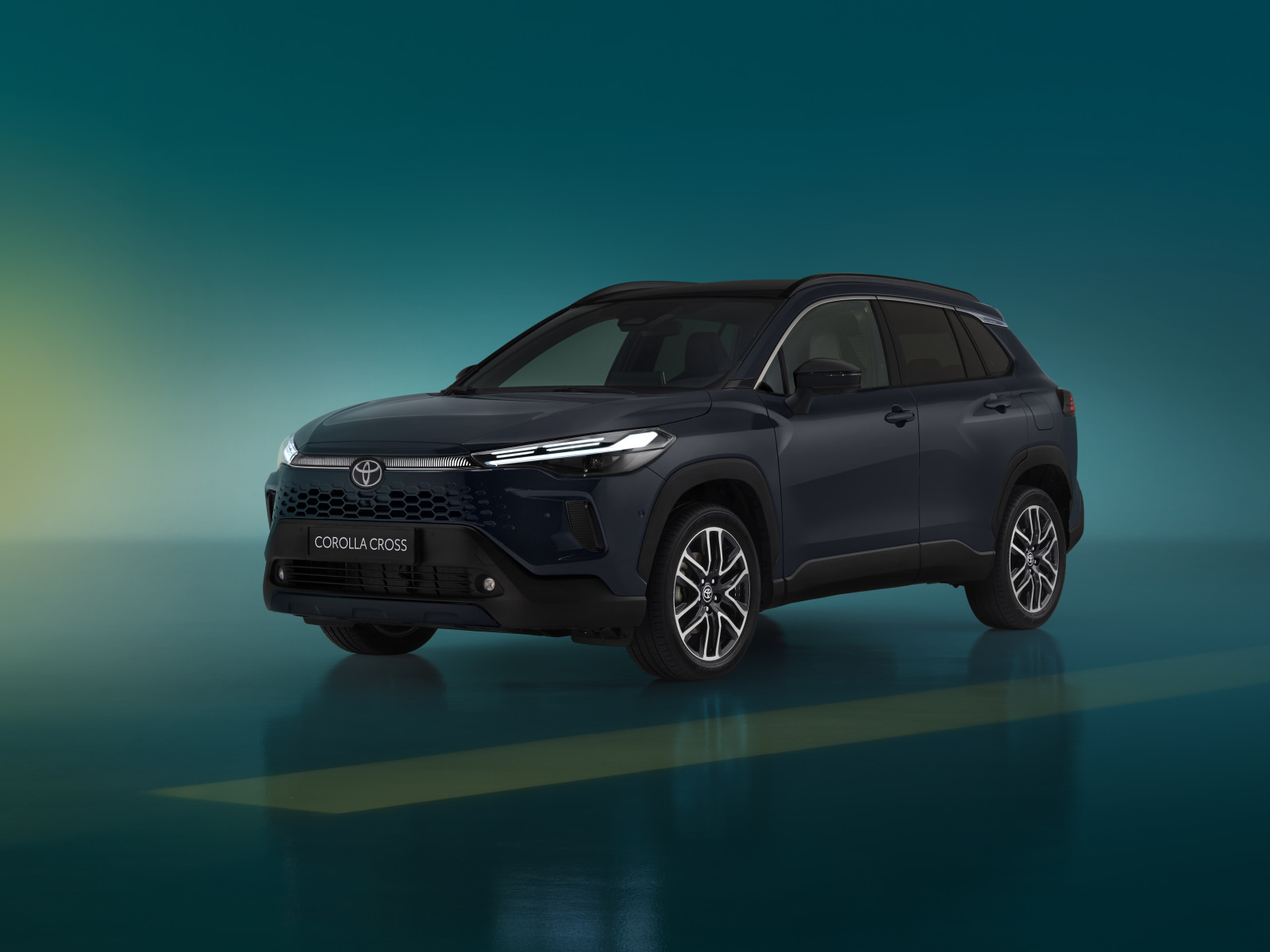Toyota Corolla Cross, vista anteriore