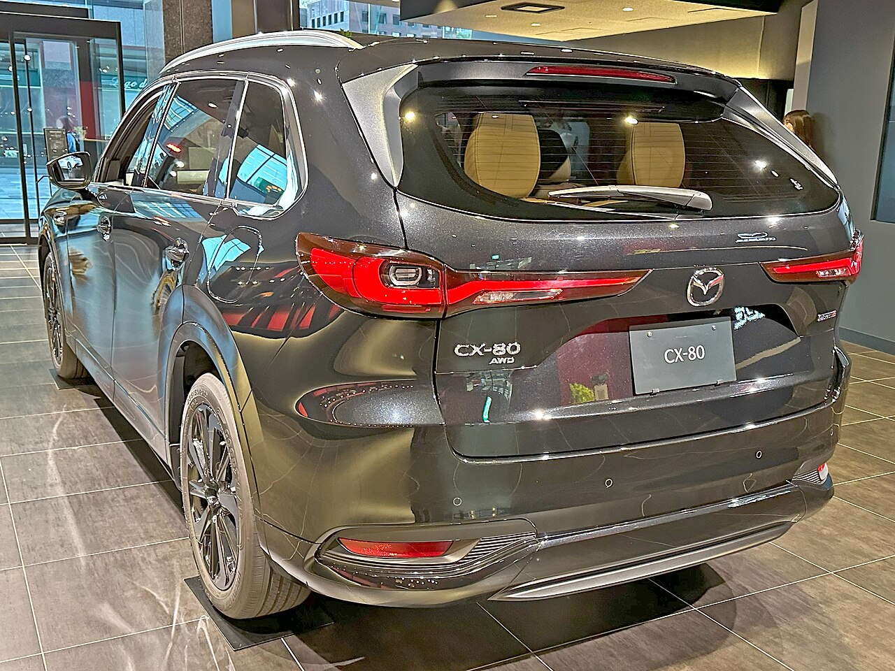 Mazda CX-80, posteriore