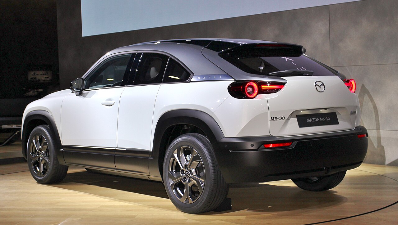 Mazda MX-30, posteriore