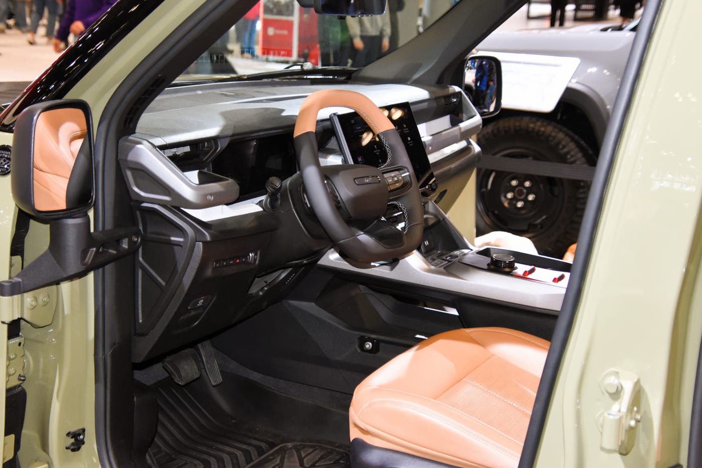 Jeep Recon Moab 2026, fuoristrada elettrico, vista di tre quarti anteriore