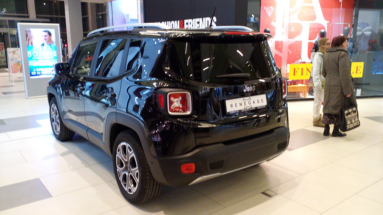 Jeep Renegade, posteriore