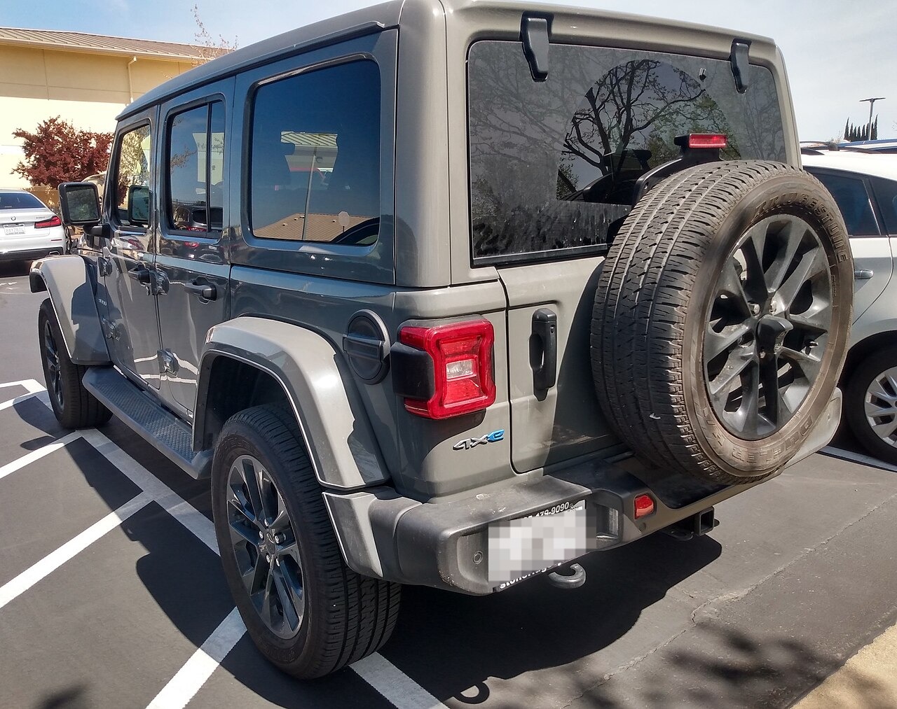 Jeep Wrangler 4xe, posteriore