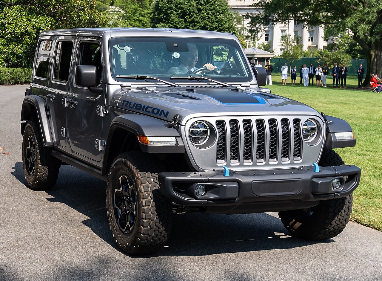 Jeep Wrangler 4xe, laterale