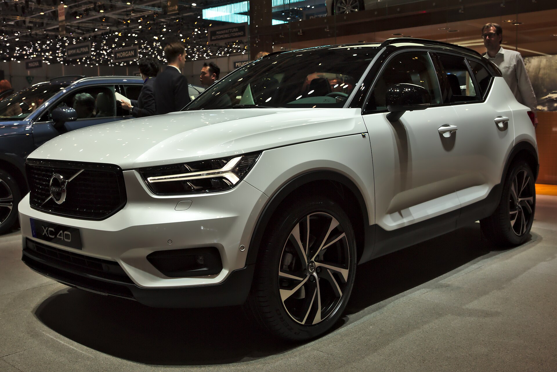 Volvo XC40 SUV compatto esposta al salone di Ginevra